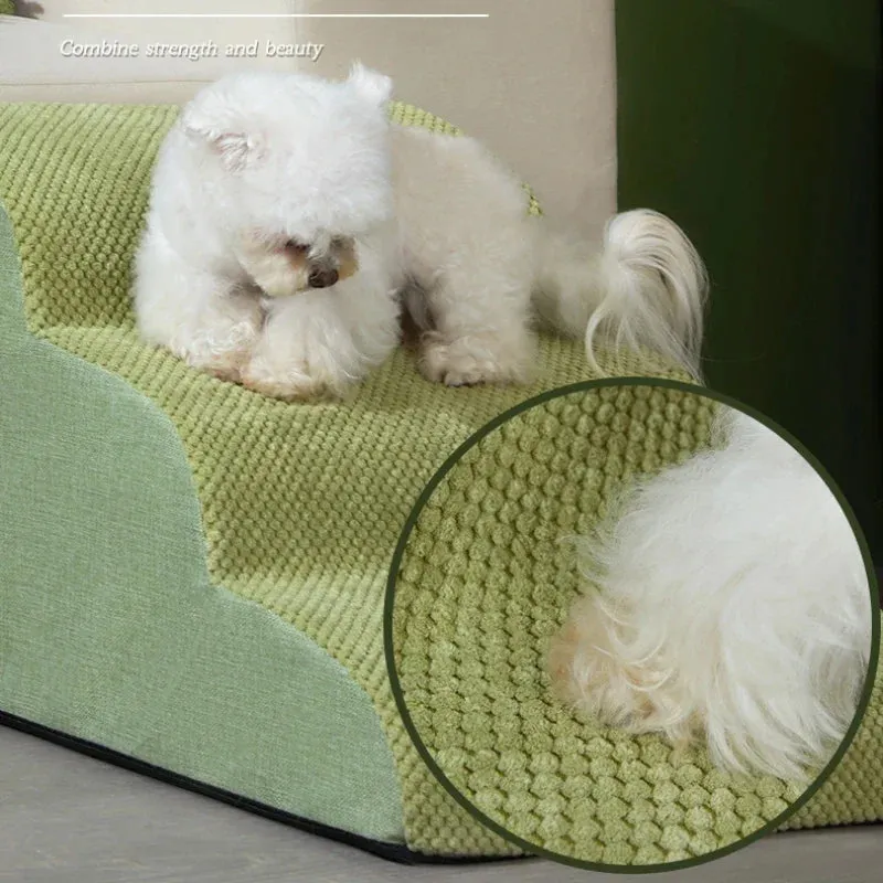 Pet 3-Step Ramp With Memory Foam