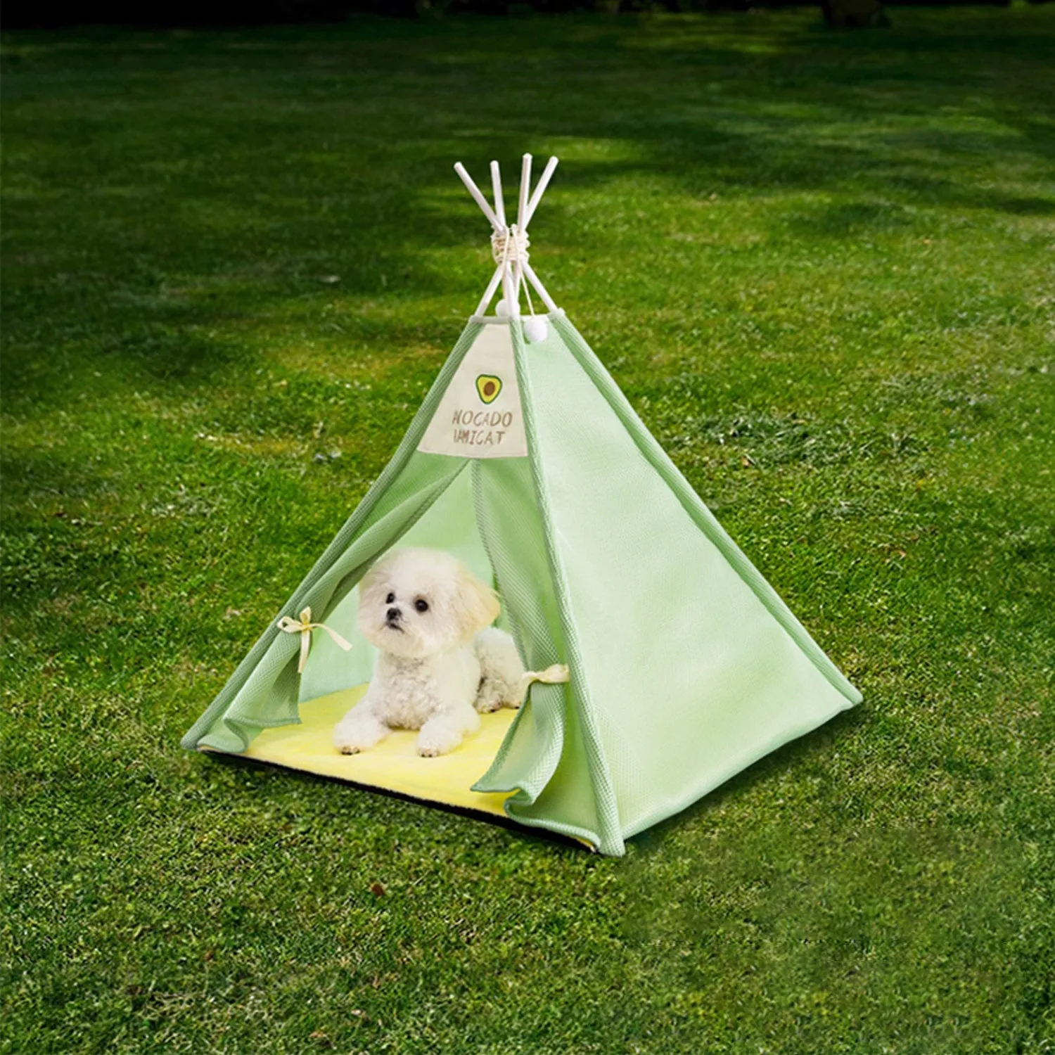 Pet Summer Breathable Sandwich Tent Enclosed Cat Nest