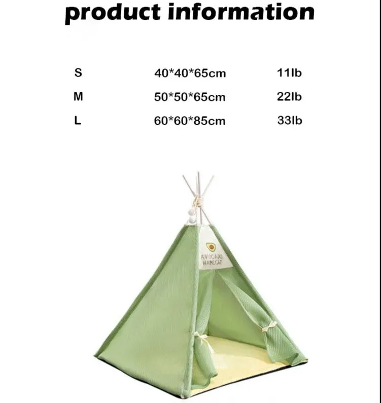 Pet Summer Breathable Sandwich Tent Enclosed Cat Nest