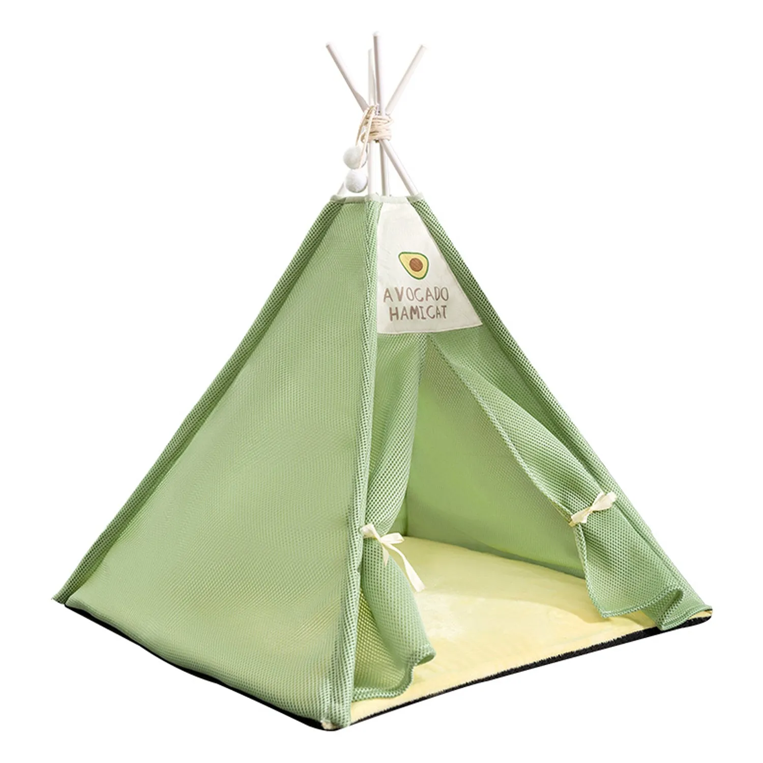 Pet Summer Breathable Sandwich Tent Enclosed Cat Nest