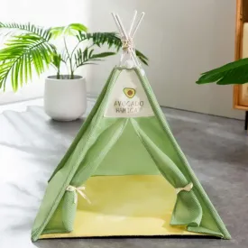 Pet Summer Breathable Sandwich Tent Enclosed Cat Nest