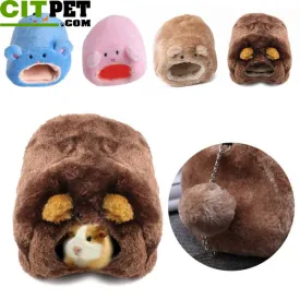 Plush Hammock For Pet Ferret Rat Hamster Parrot Squirrel Hanging Bed House Toys