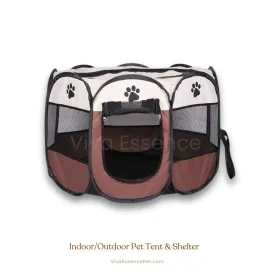 Portable Pet Play Tent - Indoor/Outdoor Pet Tent & Shelter