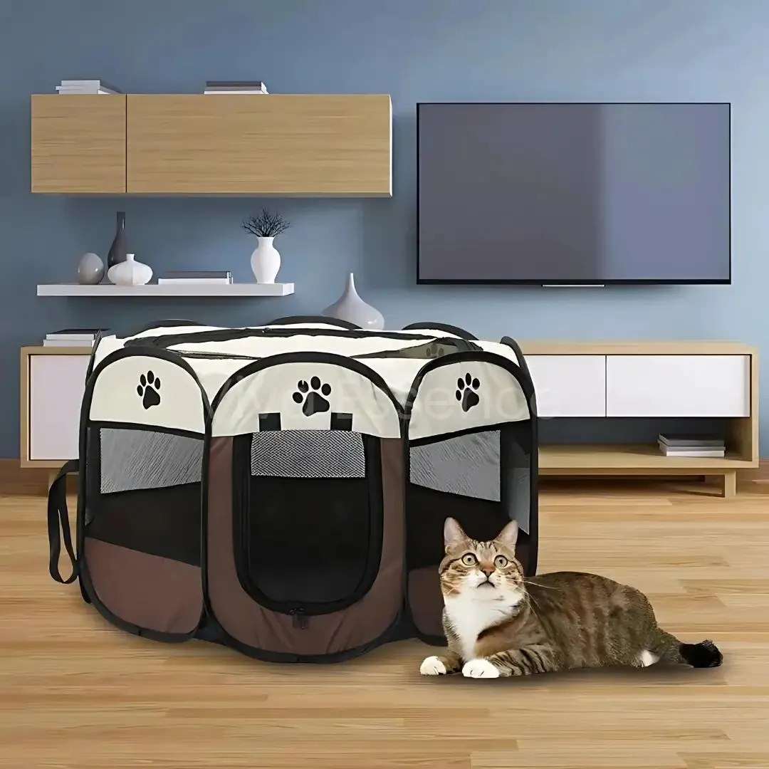 Portable Pet Play Tent - Indoor/Outdoor Pet Tent & Shelter