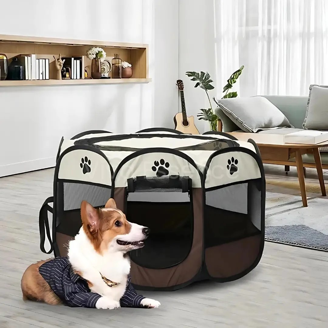 Portable Pet Play Tent - Indoor/Outdoor Pet Tent & Shelter