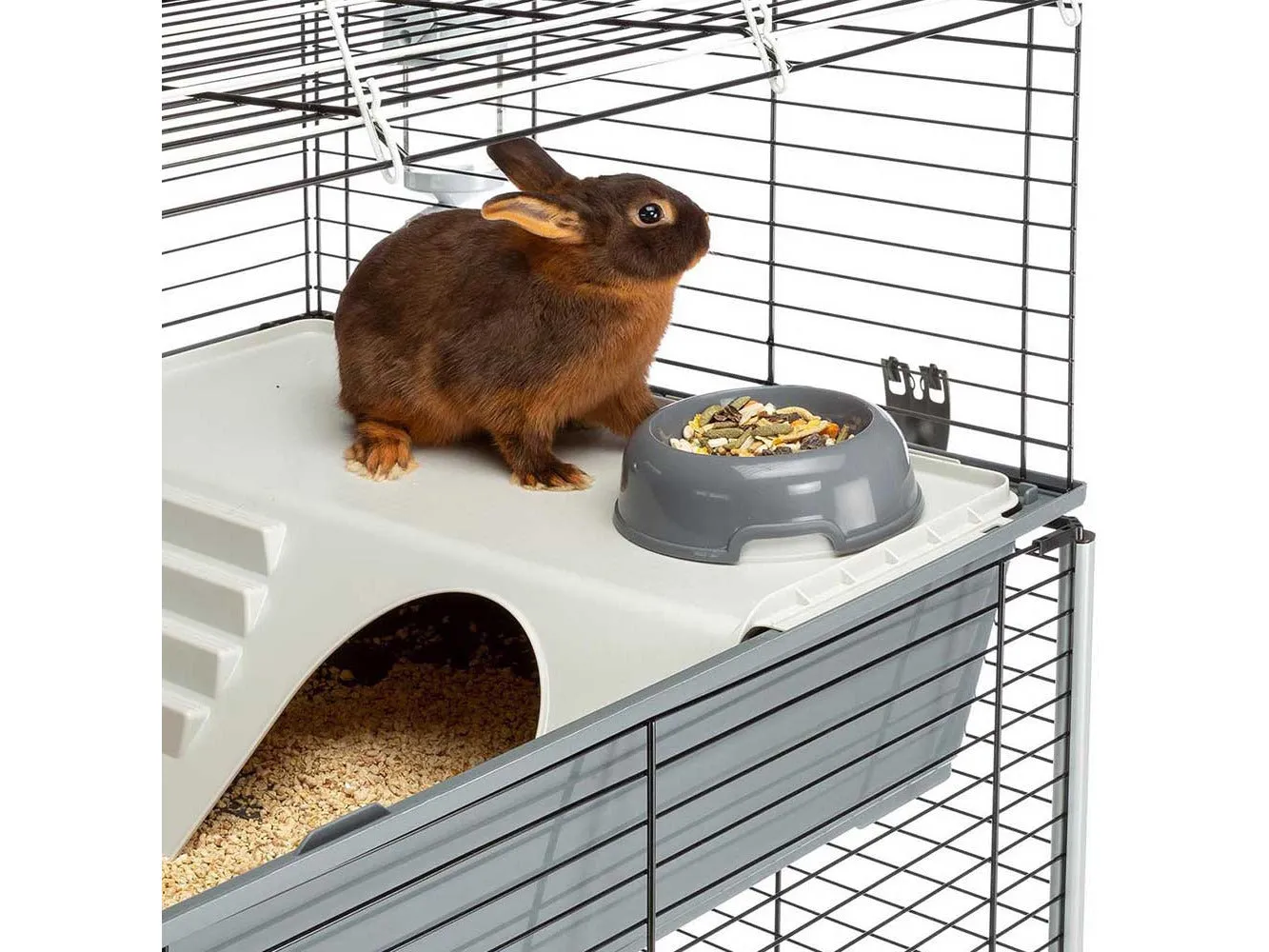Rabbit 100 Double Black Cage
