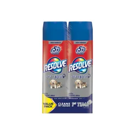 Resolve Pet Formula High Traffic Carpet Cleaner Foam, 2 x 22 oz