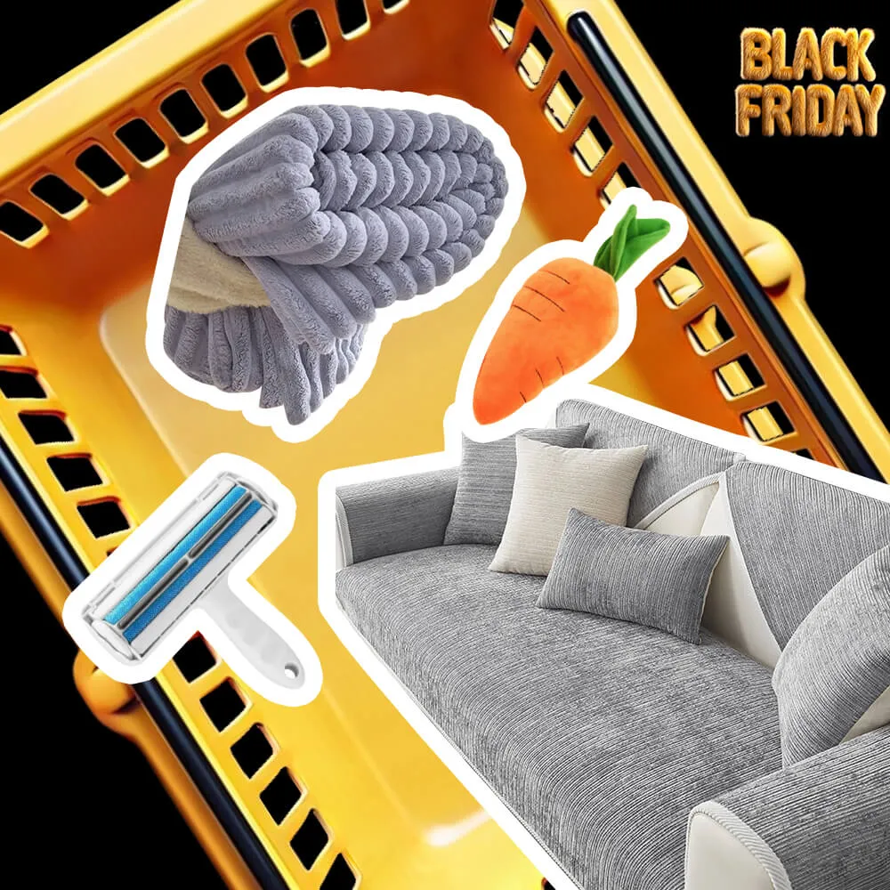 Simple Striped Chenille Anti-scratch Couch Cover Home Bundle 4pcs