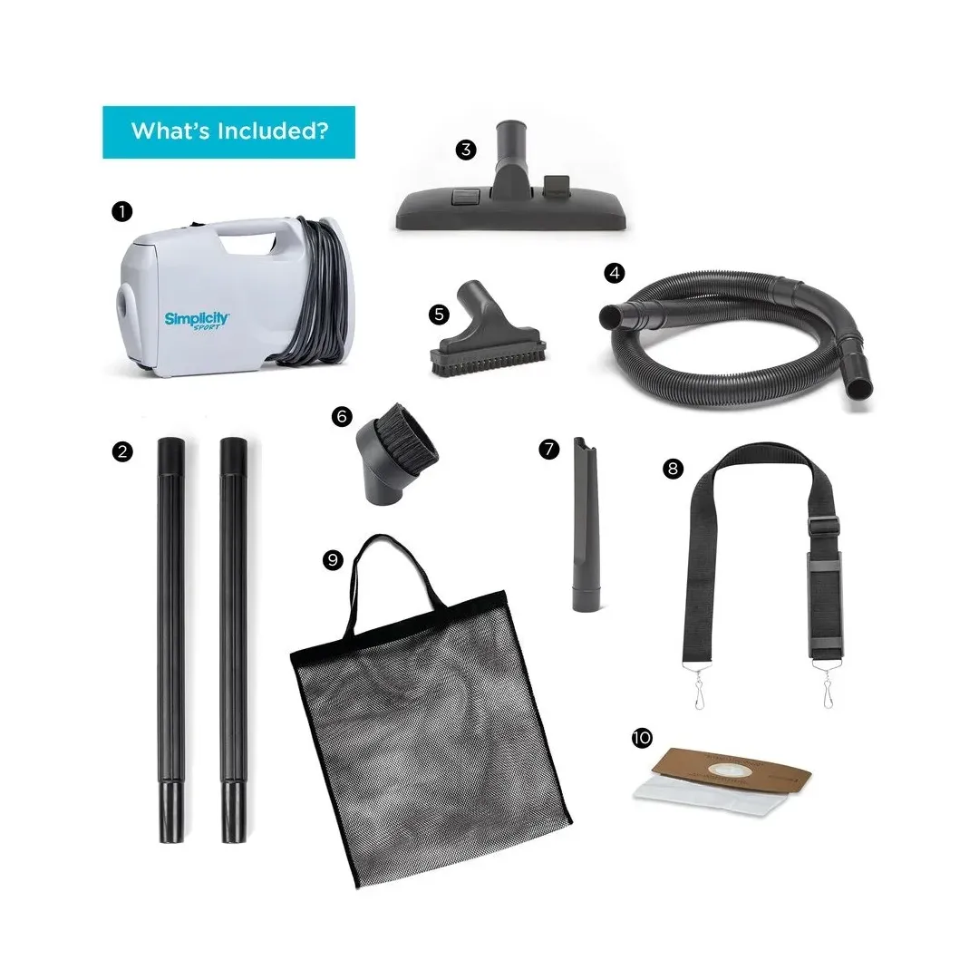 Simplicity S100 Sport Portable Vacuum Cleaner