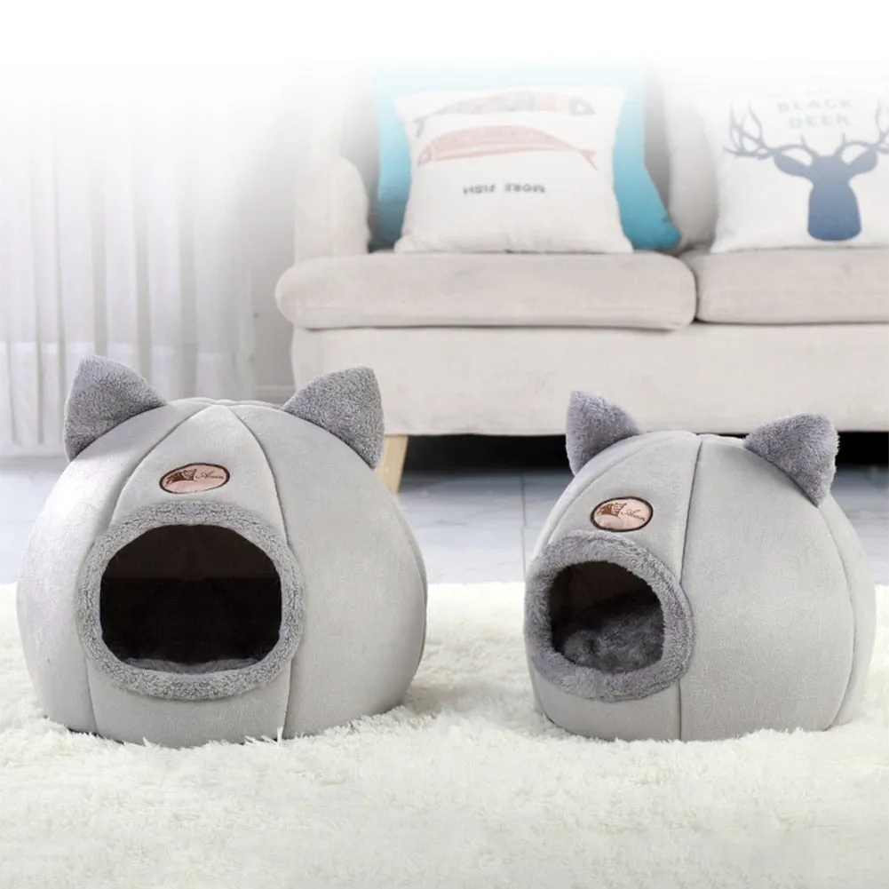 Soft Cat Bed Puppy Dogs Basket for Cat‘s House Deep Sleep Pet Tent Cozy Cave Beds Pet Nest Indoor cama gato Cat Supplies