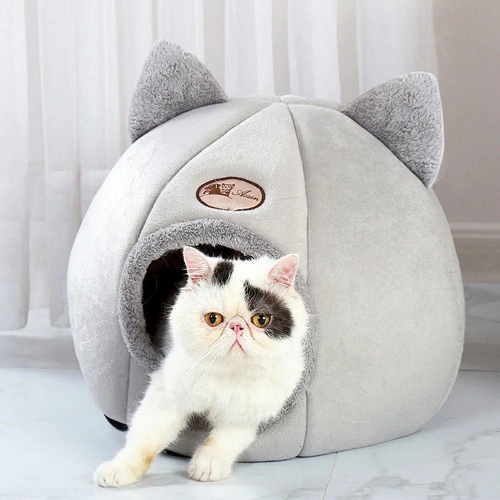 Soft Cat Bed Puppy Dogs Basket for Cat‘s House Deep Sleep Pet Tent Cozy Cave Beds Pet Nest Indoor cama gato Cat Supplies