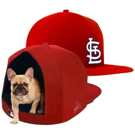 ST. LOUIS CARDINALS NAP CAP PLUSH DOG BED