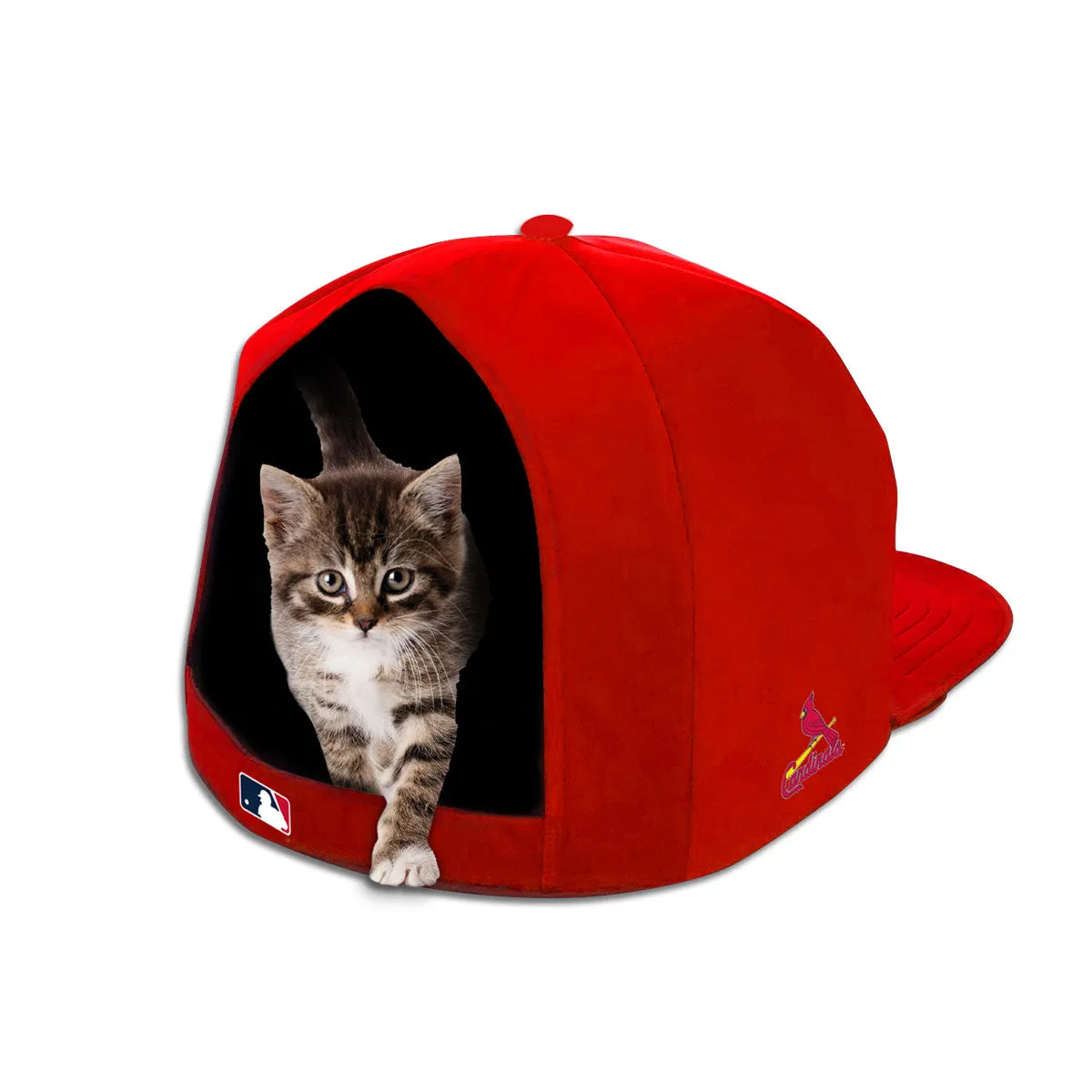 ST. LOUIS CARDINALS NAP CAP PLUSH DOG BED