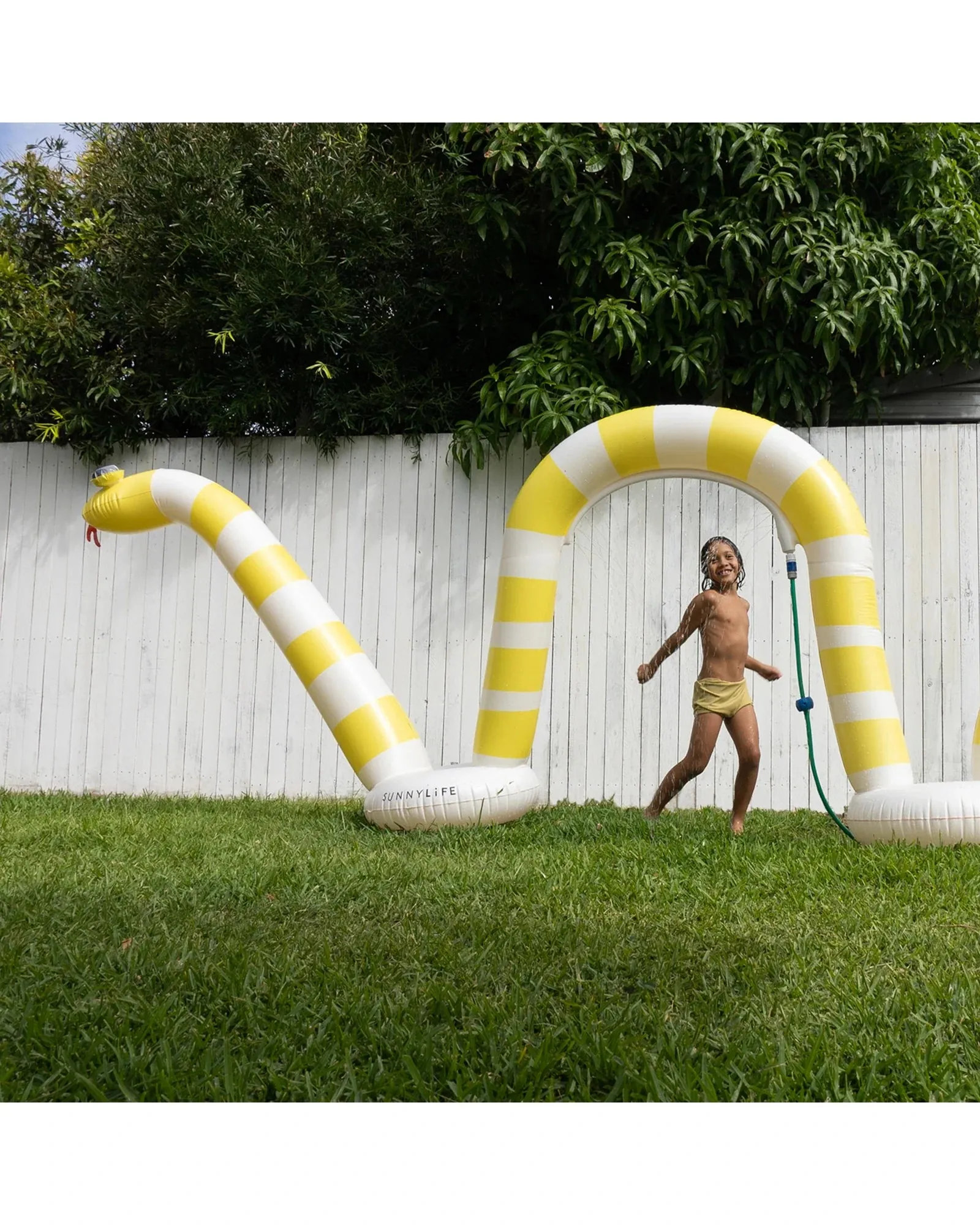 Sunnylife Snake Giant Sprinkler Into the Wild Yellow