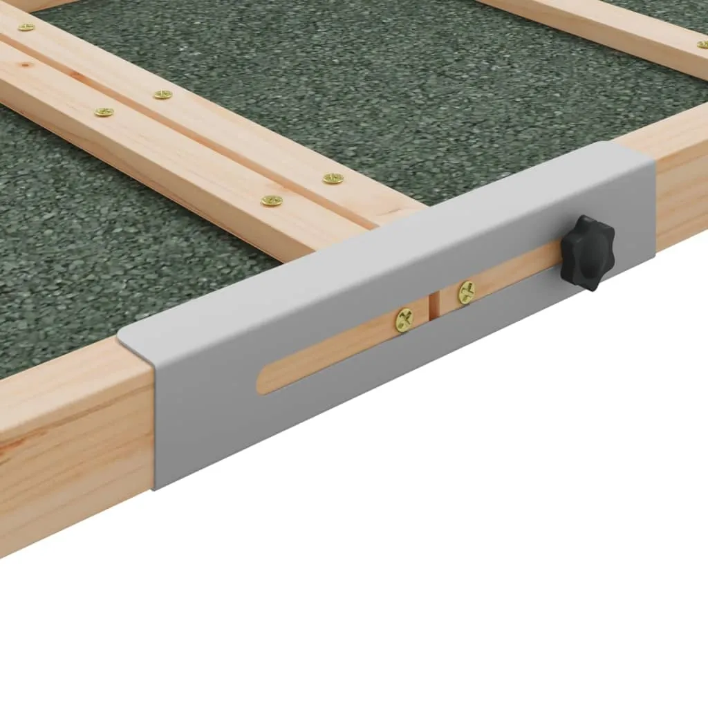 vidaXL Dog Ramp Grey 120x30 cm Solid Wood Fir