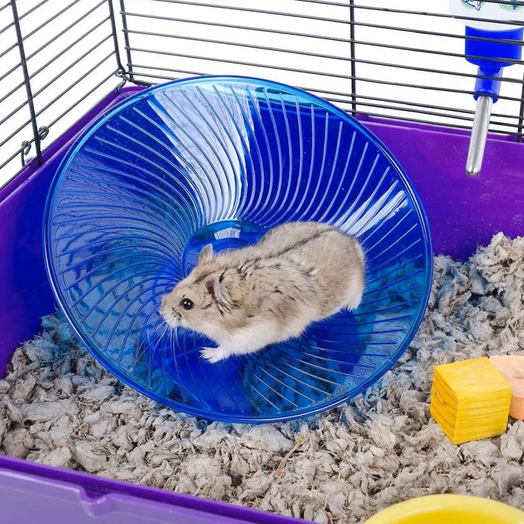 Ware Flying Saucer Exercise Wheel for Small Pets, Color Varies