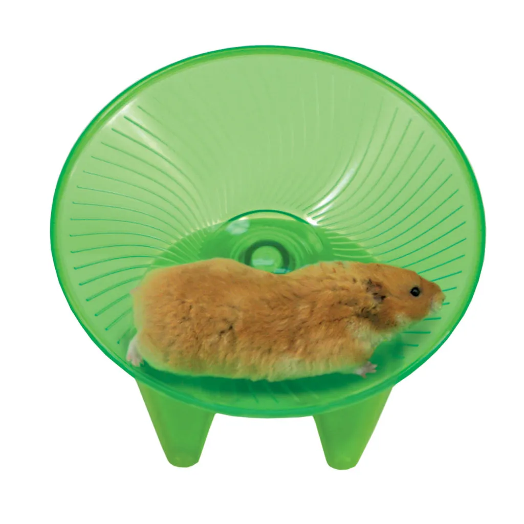 Ware Flying Saucer Exercise Wheel for Small Pets, Color Varies