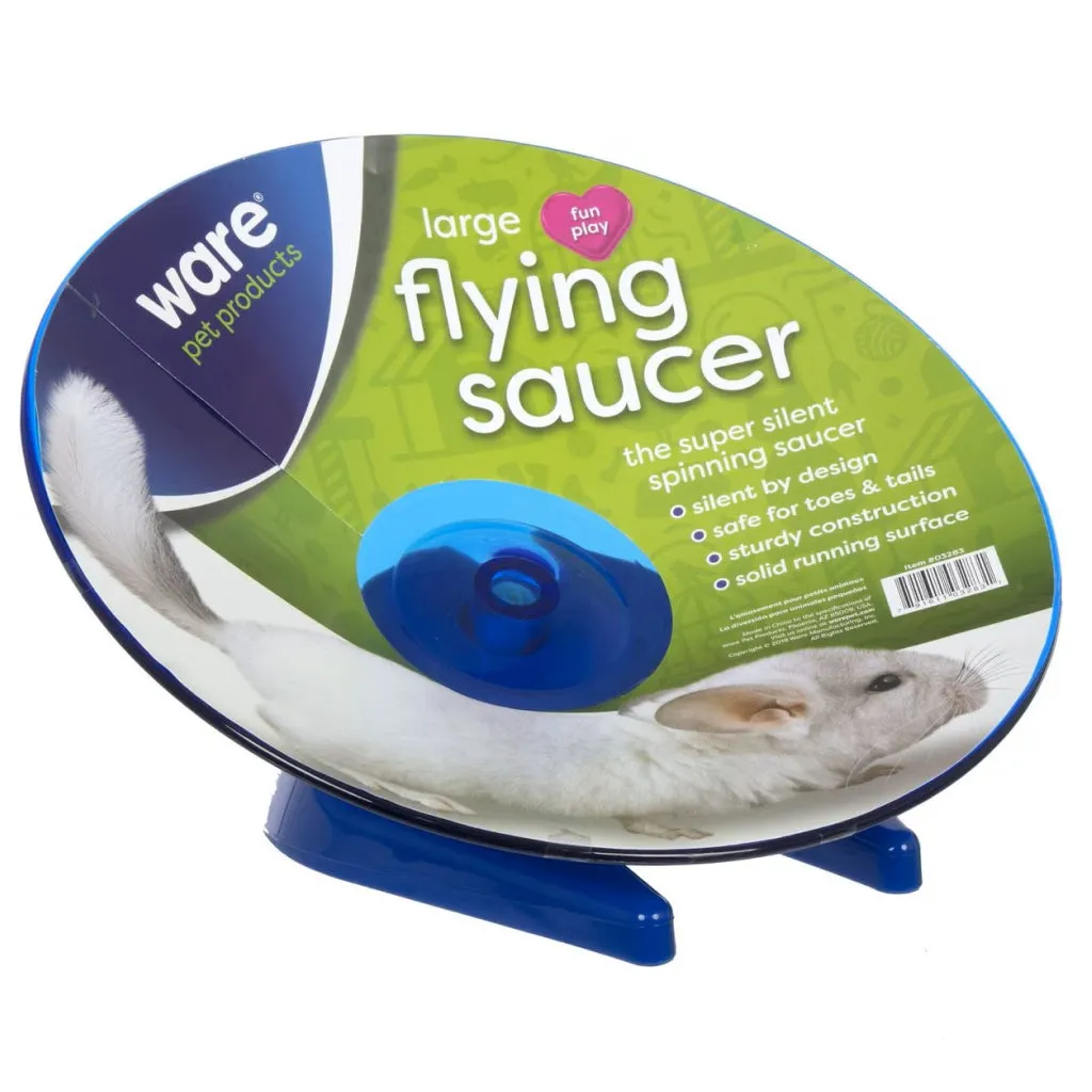 Ware Flying Saucer Exercise Wheel for Small Pets, Color Varies