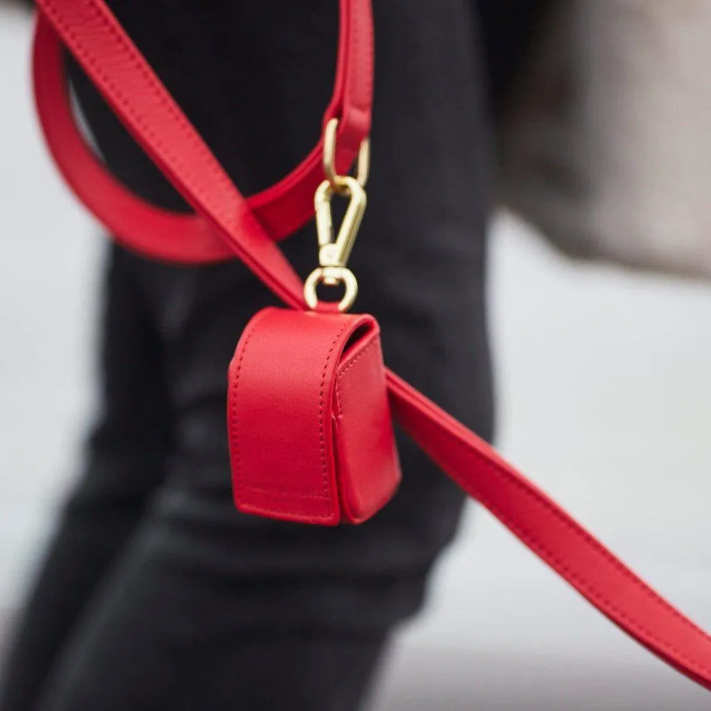 William Walker Leather Dog Lead | Plain Collection | Chili