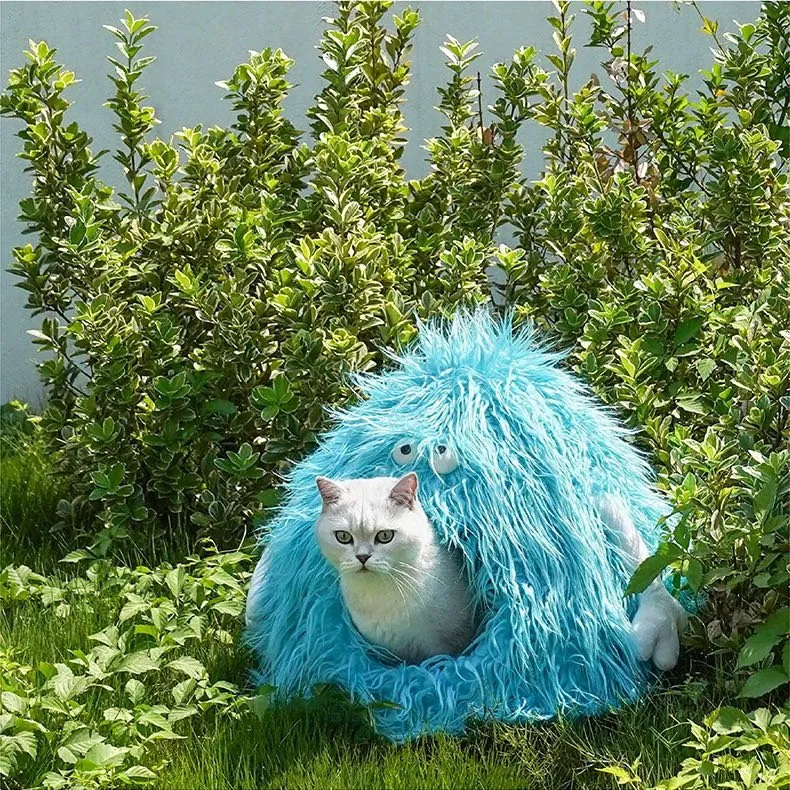 ZEZE Blue Monster Pet Bed