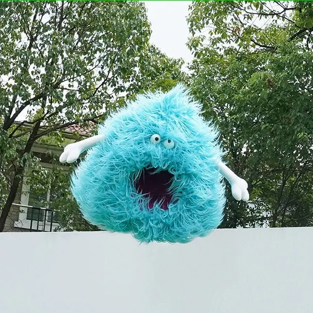 ZEZE Blue Monster Pet Bed